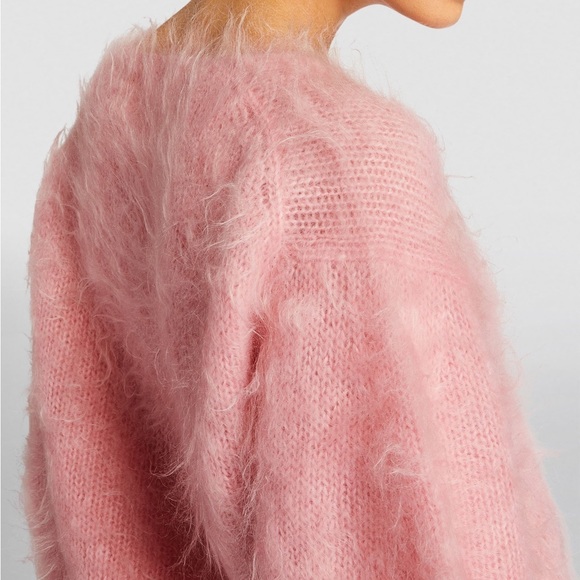 BY MALENE BIRGER Mohair-Blend Haime V-Neck Sweater - Picture 5 of 7